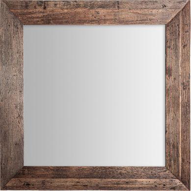 Miroir Carré En Bois Vieilli Style Colonial Miroir Carré En Bois Vieilli Style Colonial
