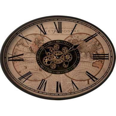Horloge Murale Ovale Esprit Atelier