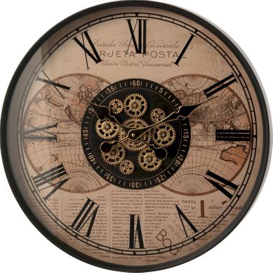 Horloge Murale Métal Esprit Vintage