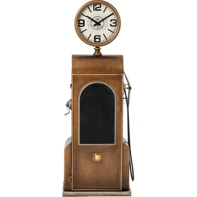 Horloge Murale Métal Doré Style Vintage