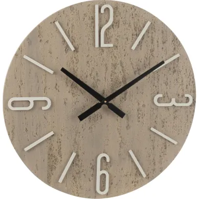 Horloge Murale Effet Pierre Grand Format
