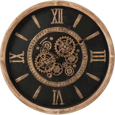 Horloge Murale Industrielle En Métal