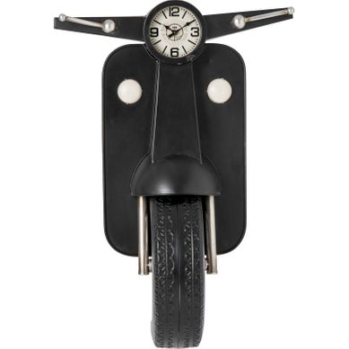 Horloge Murale Métal Noir Esprit Scooter