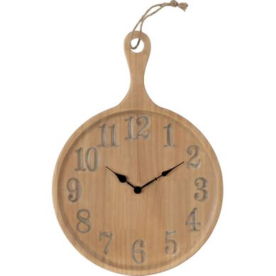 Horloge Murale En Bois Naturel Esprit Planche