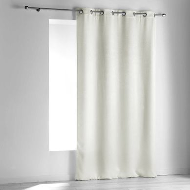 Rideau à Oeillets Occultant 140 X 240 Cm Opacie Blanc