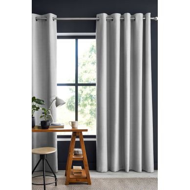 1 Rideau Occultant 140 X 260 Cm Obscura Gris Clair