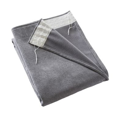 Rideau Galon Fronceur Occultant Polaire 140 X 260 Cm Bjornn Gris