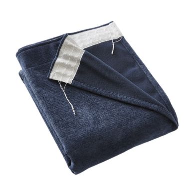 Rideau Galon Fronceur Occultant Polaire 140 X 260 Cm Bjornn Bleu Nuit