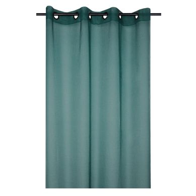Voilage Uni 135 X 260 Cm Mona Vert Emeraude