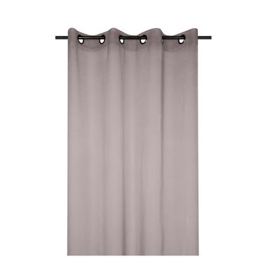 Voilage Uni 135 X 260 Cm Mona Taupe