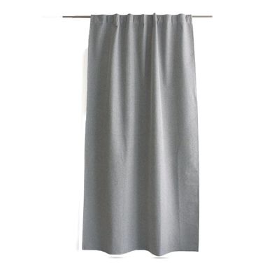 1 Rideau Occultant Total 140 X 240 Cm Eclipse Gris Clair
