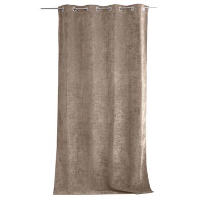 1 Rideau Thermique 140 X 260 Cm Velvet Taupe