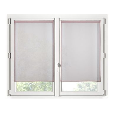 Paire De Rideaux Voile 60 X 120 Cm Brise Bise Roselin