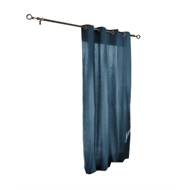 Rideau En Coton 140 X 260 Cm Kala Bleu Jean