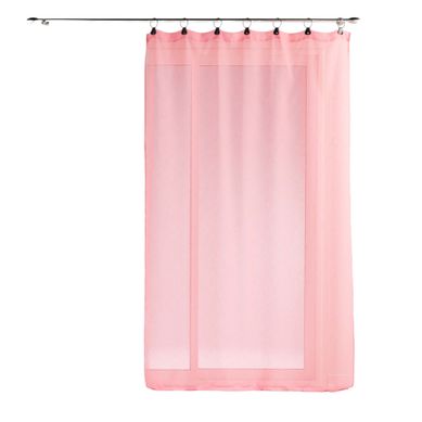 Panneau à Anneaux Voile Tisse 140 X 240 Cm Linke Corail Panneau à Anneaux Voile Tisse 140 X 240 Cm Linke Corail