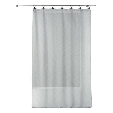 Panneau à Anneaux Voile Tisse 140 X 240 Cm Linke Gris