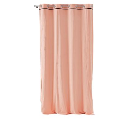 Voilage à Oeillets En Coton Lave 135 X 240 Cm Lanette Rose Voilage à Oeillets En Coton Lave 135 X 240 Cm Lanette Rose