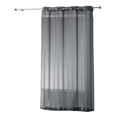 Voilage à Rayures 140 X 260 Cm Bandas Anthracite