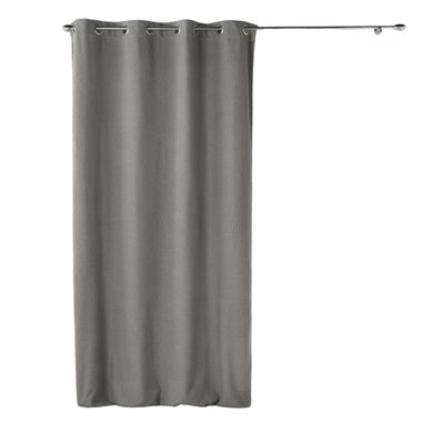 1 Rideau Bouclette Wooly 140 X 240 Cm Gris