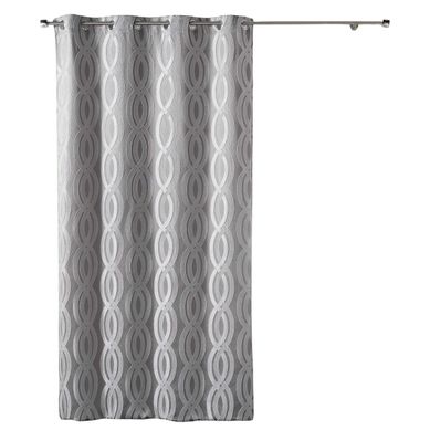 Rideau A Oeillets 140 X 260 Cm Miriade Gris