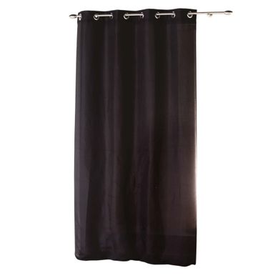 Rideau A Oeillets 140 X 260 Cm Absolu Noir