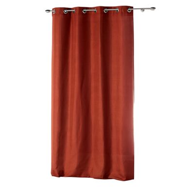 Rideau A Oeillets 140 X 280 Cm Absolu Terracotta
