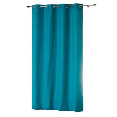 Rideau A Oeillets 140 X 280 Cm Absolu Bleu