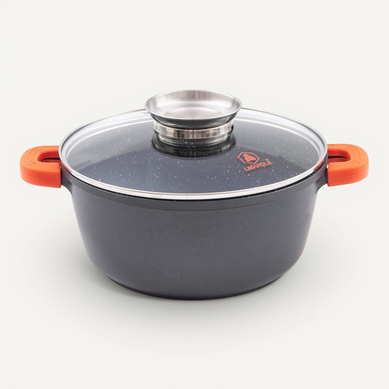 Wok Kazan Asiatique 4,5L - Fonte Aluminium 3 Couleurs | Cuisine Orientale Plov Marmite