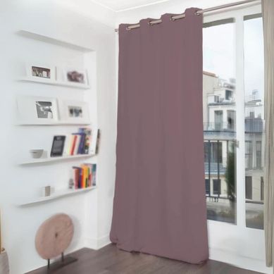 Rideau Phonique Occultant Et Thermique " - 140x260 Cm - Gris Souris