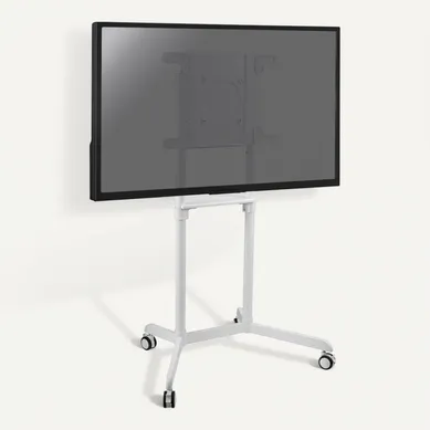 Chariot écran TV 37''-70'' Compatible Samsung Flip® Et Microsoft Surface Hub® 2s, Blanc