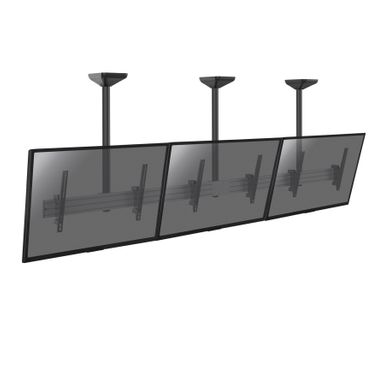 Support Plafond Menu Board 3 écrans 45''-50'' - Hauteur 100cm