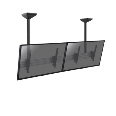 Support Plafond Menu Board 2 écrans 45''-55'' - Hauteur 100cm