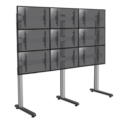 Support Sur Pieds Mur D'images 9 écrans TV 45''-50'' - A Poser