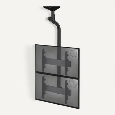 Support Plafond Pour 2 écrans TV 43''-55'' - Hauteur 175cm