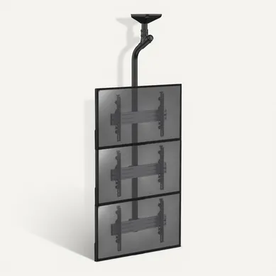 Support Plafond Pour 3 écrans TV 43''-55'' - Hauteur 225cm