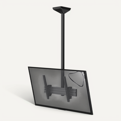 Support Plafond Inclinable Pour 1 écran TV 43''-75'' - Hauteur 150cm