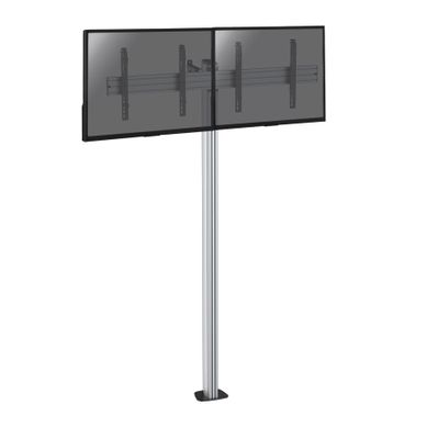 Support Sur Pied Pour 2 écrans TV 43'' - 49'' - Hauteur 240cm - A Visser