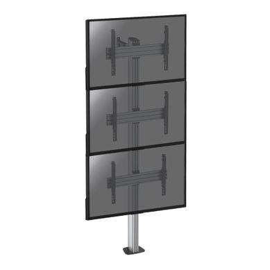 Support Sur Pied Pour 3 écrans TV  40''-65'' - Hauteur 240cm - A Visser