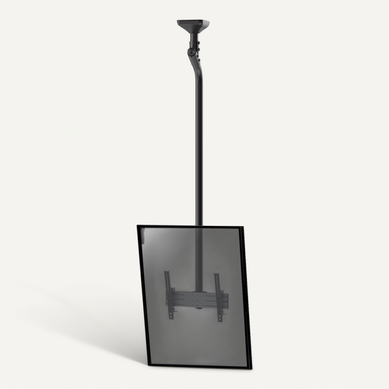 Support Plafond Inclinable Pour 1 écran Portrait 43''-75'' - Hauteur 225cm
