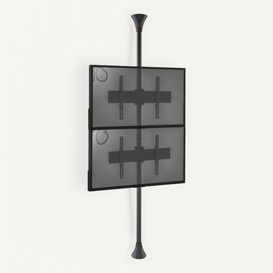 Support Sol-plafond Pour 2 écrans TV 32'' - 75'' - Vesa 600x400 Support Sol-plafond Pour 2 écrans TV 32'' - 75'' - Vesa 600x400