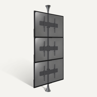Support Sol-plafond Pour 3 écrans TV 32'' - 75'' Support Sol-plafond Pour 3 écrans TV 32'' - 75''