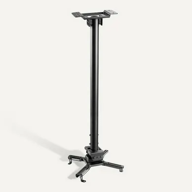 Support Plafond Vidéoprojecteur, Hauteur 75-115cm, Noir