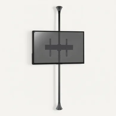 Support Sol-plafond Inclinable Pour écran TV 32'' - 75'' - Hauteur Max 240cm