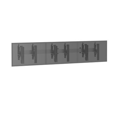 Support TV Mural - Push Pull 3 écrans 50"-55"