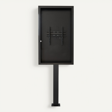 Support Vitrine À Visser, Avec Caisson Portrait 55'' - Vesa 400x400 Max
