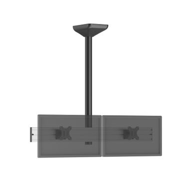 Support TV Plafond Menu Board 2 écrans 32'' - Hauteur 100 Cm