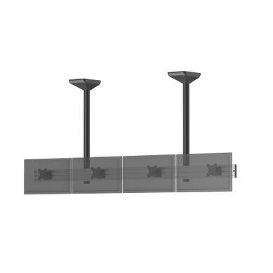 Support TV Plafond Menu Board 4 écrans 32'' - Hauteur 100 Cm