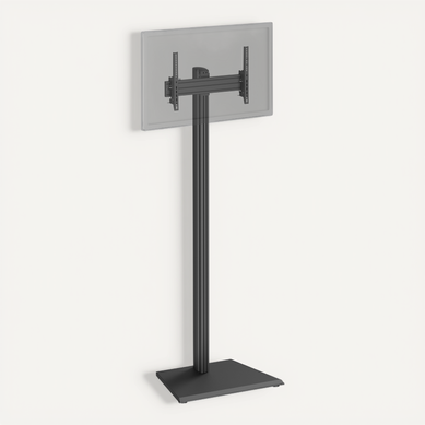 Support TV Sur Pied  32'' - 75'' Hauteur 240cm À Poser, Inclinable Noir