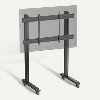 Support TV Sur Pieds 70''-120'' À Roulettes Noir Support TV Sur Pieds 70''-120'' À Roulettes Noir