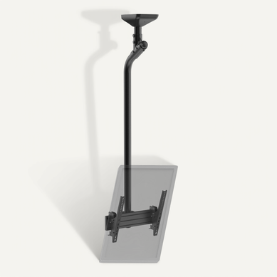 Support TV Plafond Inclinable 1 écran Portrait 43''- 75'' Hauteur 175cm Noir Support TV Plafond Inclinable 1 écran Portrait 43''- 75'' Hauteur 175cm Noir